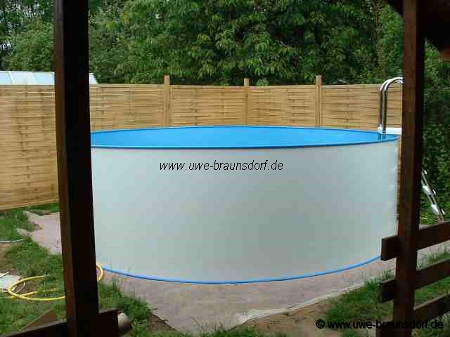 Nur noch Wasser in den Pool