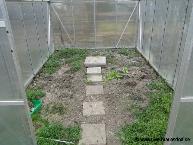 Gewächshaus vorbereiten